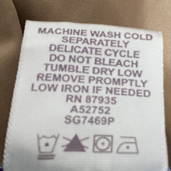 NWT Susan Graver Sz P1X Beige Silky Polyester Pull-On Straight Leg Pants 60X - Picture 7 of 7